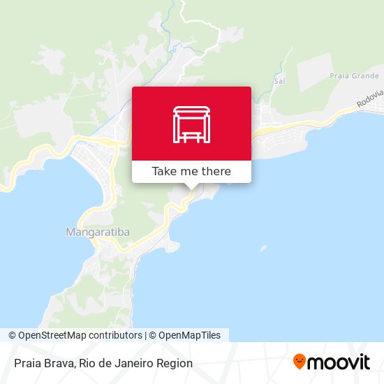 Praia Brava map