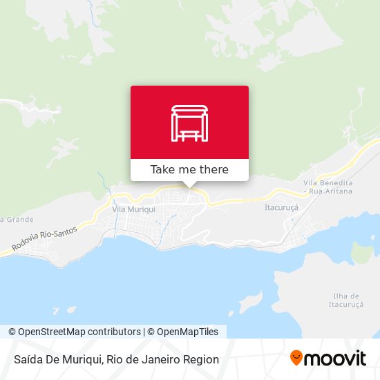 Saída De Muriqui map