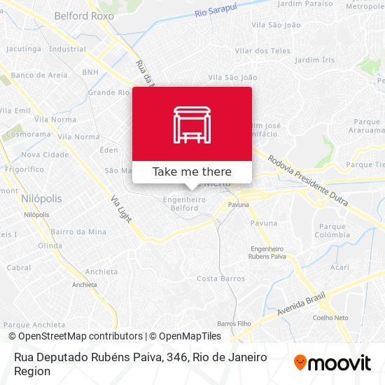 Mapa Rua Deputado Rubéns Paiva, 346