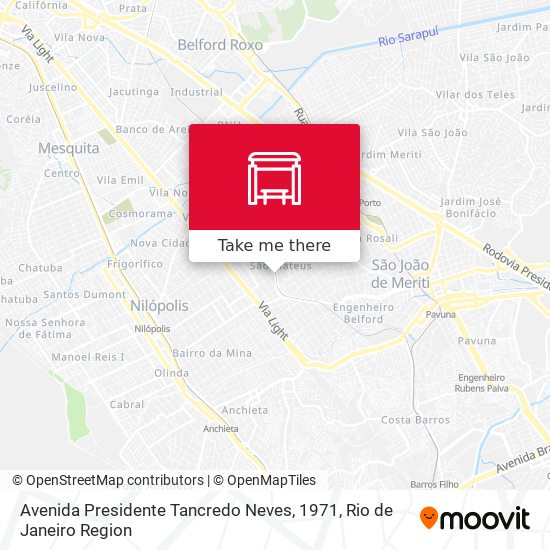 Avenida Presidente Tancredo Neves, 1971 map