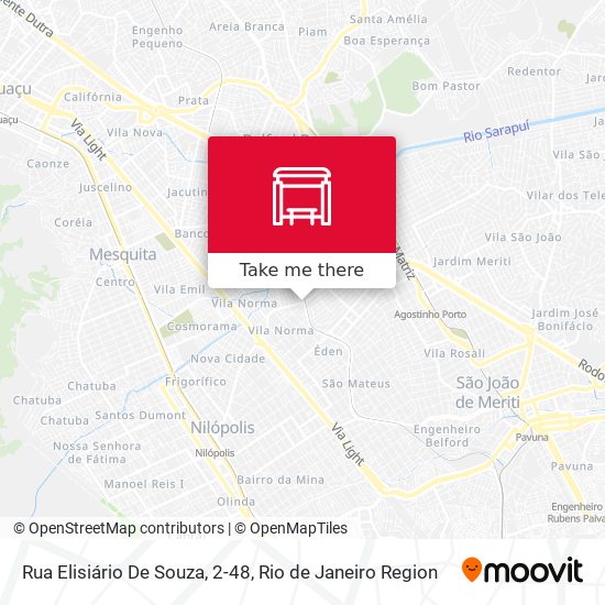 Rua Elisiário De Souza, 2-48 map