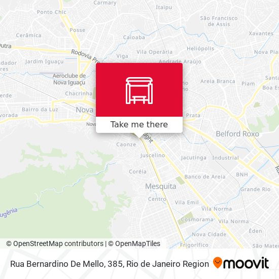 Rua Bernardino De Mello, 385 map
