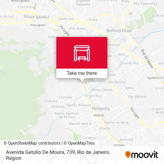 Avenida Getúlio De Moura, 739 map