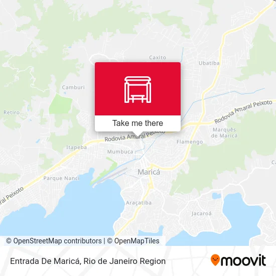 Entrada De Maricá map