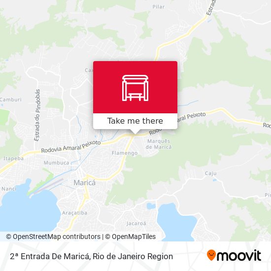 2ª Entrada De Maricá map