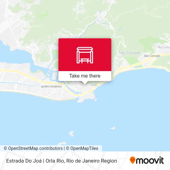 Estrada Do Joá | Orla Rio map