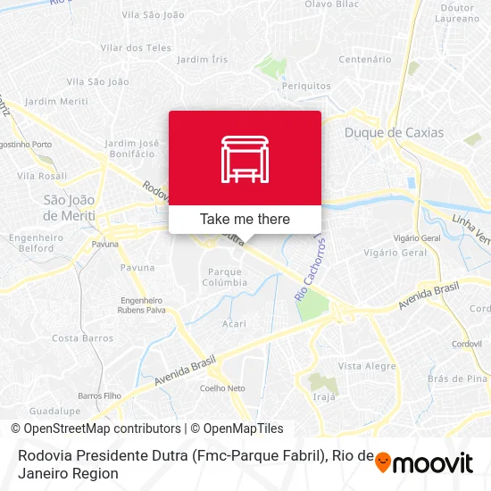Rodovia Presidente Dutra (Fmc-Parque Fabril) map