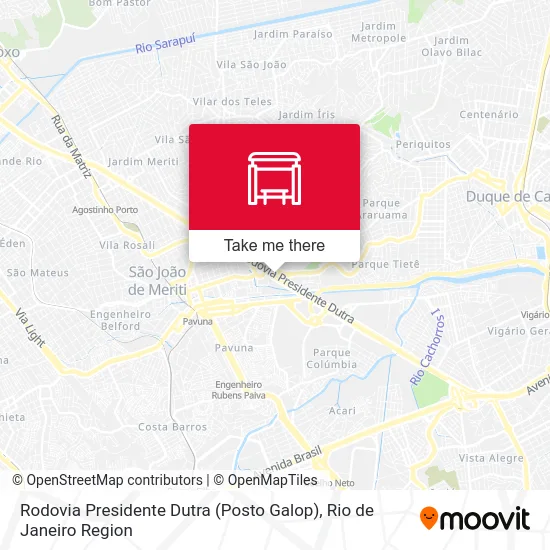 Rodovia Presidente Dutra (Posto Galop) map