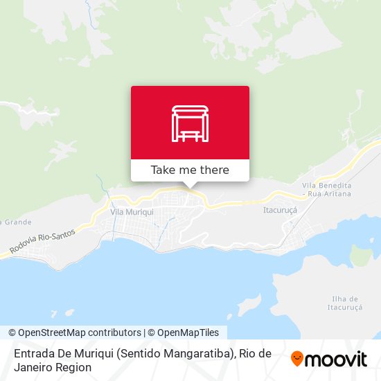 Entrada De Muriqui (Sentido Mangaratiba) map