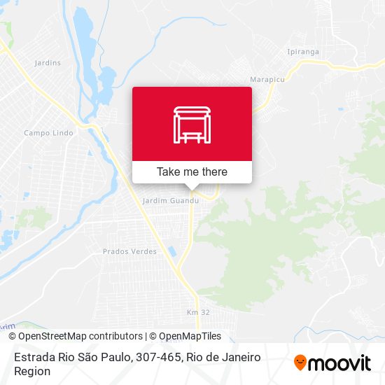 Estrada Rio São Paulo, 307-465 map