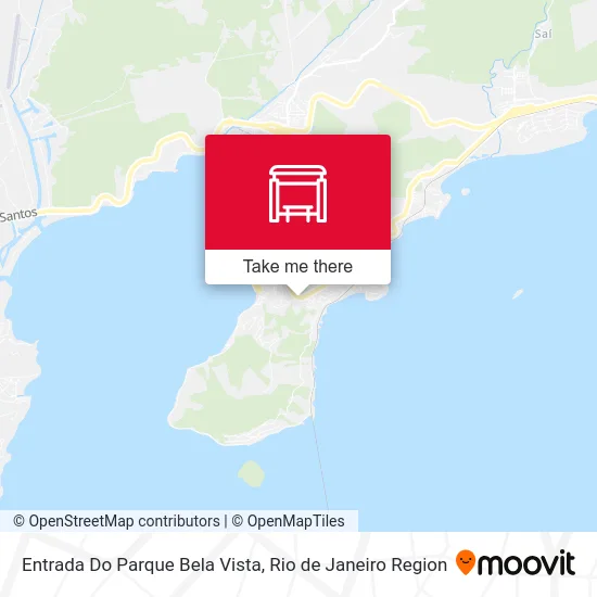 Entrada Do Parque Bela Vista map