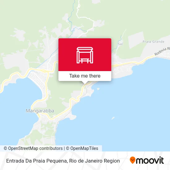 Entrada Da Praia Pequena map