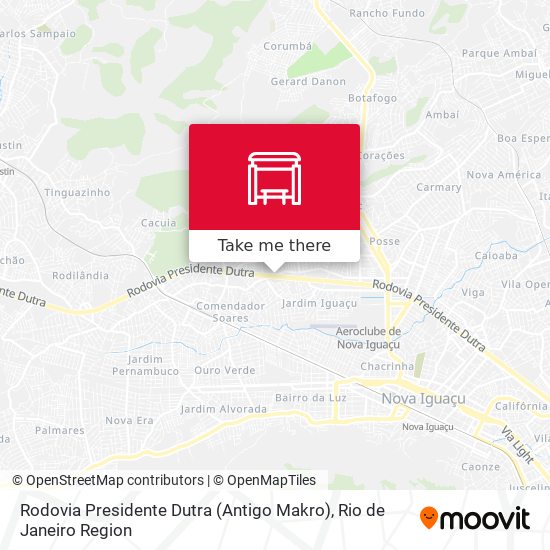 Rodovia Presidente Dutra (Antigo Makro) map