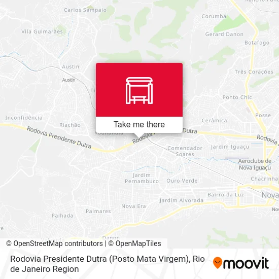 Rodovia Presidente Dutra (Posto Mata Virgem) map
