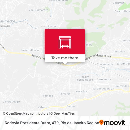Rodovia Presidente Dutra, 479 map