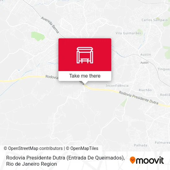 Rodovia Presidente Dutra (Entrada De Queimados) map
