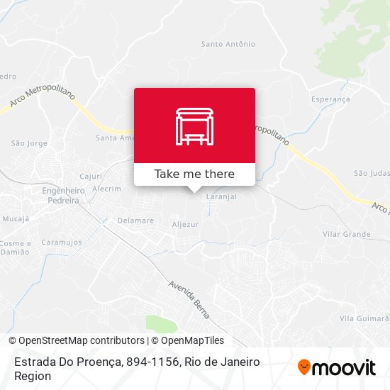 Estrada Do Proença, 894-1156 map