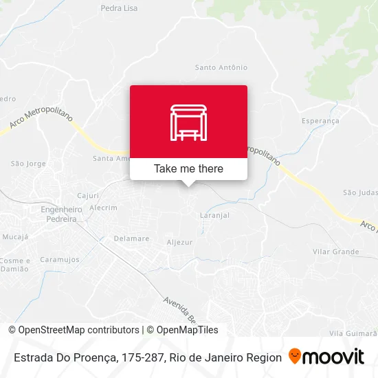 Estrada Do Proença, 175-287 map