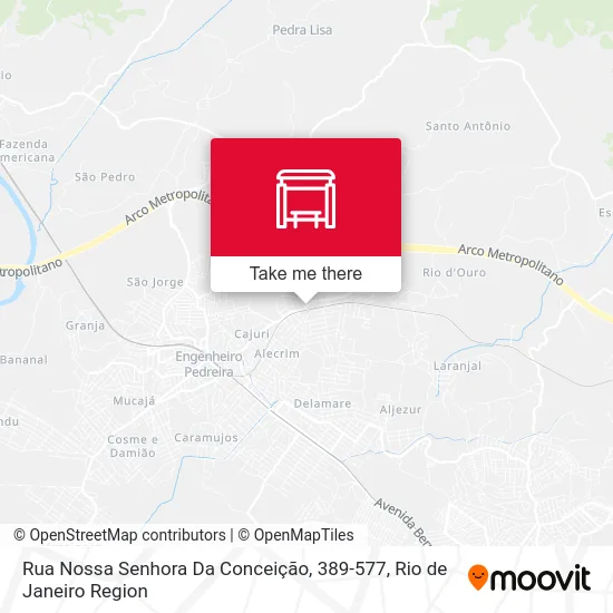 Rua Nossa Senhora Da Conceição, 389-577 map