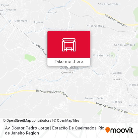 Av. Doutor Pedro Jorge | Estação De Queimados map