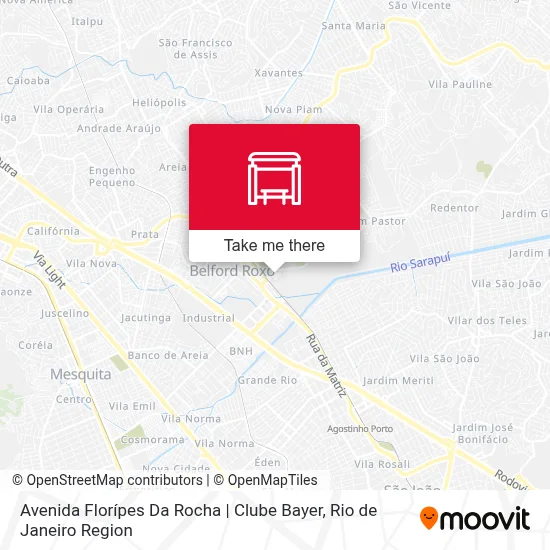 Avenida Florípes Da Rocha | Clube Bayer map