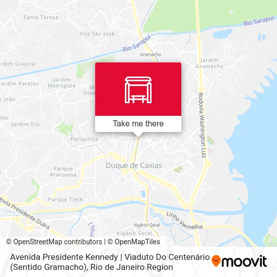 Avenida Presidente Kennedy | Viaduto Do Centenário (Sentido Gramacho) map