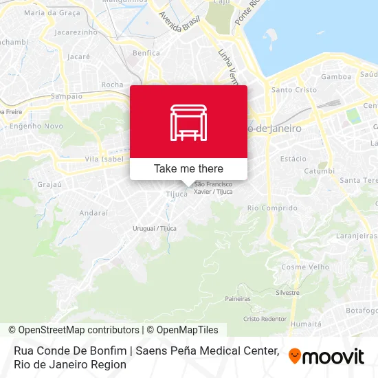 Rua Conde De Bonfim | Saens Peña Medical Center map