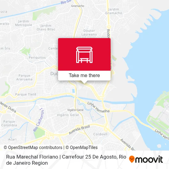 Rua Marechal Floriano | Carrefour 25 De Agosto map