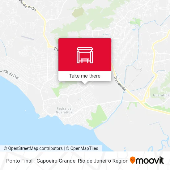 Ponto Final - Capoeira Grande map