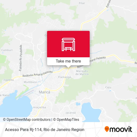 Acesso Para Rj-114 map