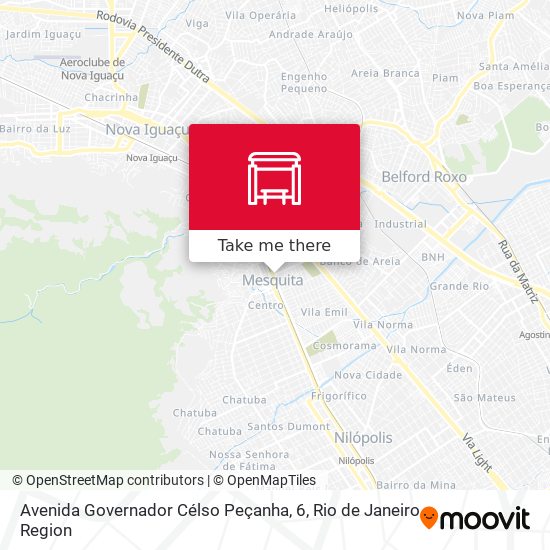 Avenida Governador Célso Peçanha, 6 map