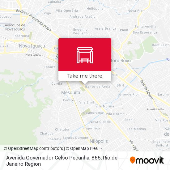 Avenida Governador Célso Peçanha, 865 map