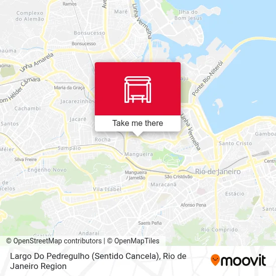 Largo Do Pedregulho (Sentido Cancela) map