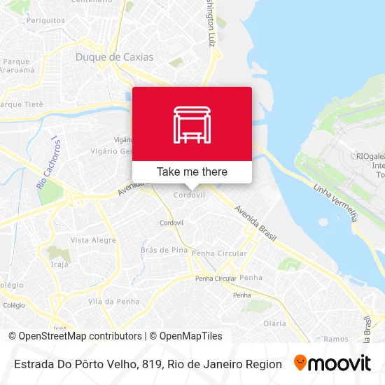 Estrada Do Pôrto Velho, 819 map