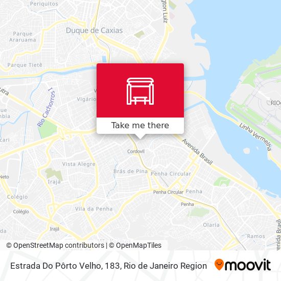 Estrada Do Pôrto Velho, 183 map