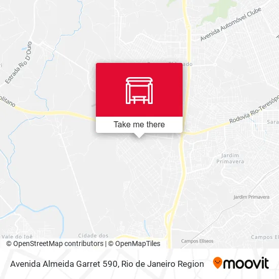 Avenida Almeida Garret 590 map