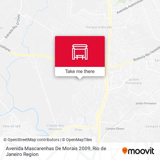 Avenida Mascarenhas De Morais 2009 map