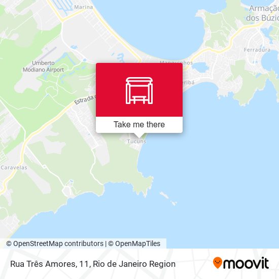 Rua Três Amores, 11 map