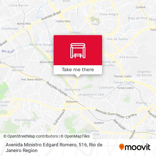 Mapa Avenida Ministro Edgard Romero, 516