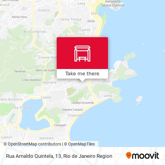 Mapa Rua Arnaldo Quintela, 13