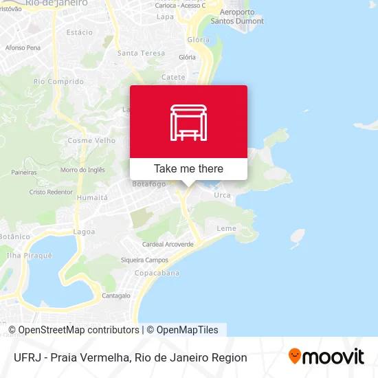 UFRJ - Praia Vermelha map