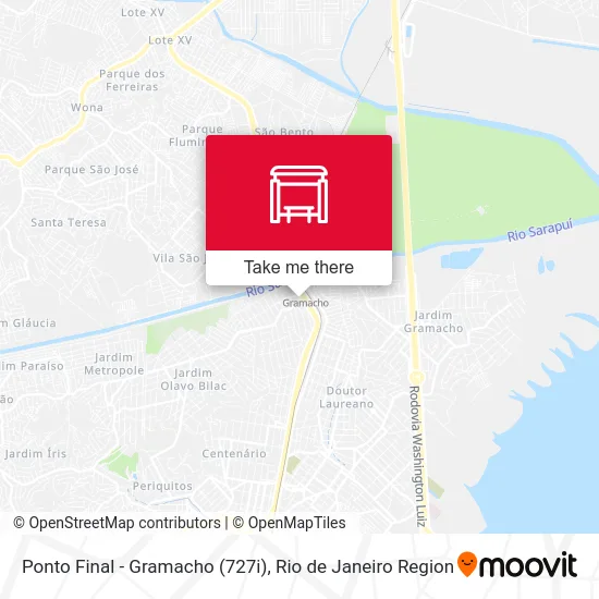 Ponto Final - Gramacho (727i) map