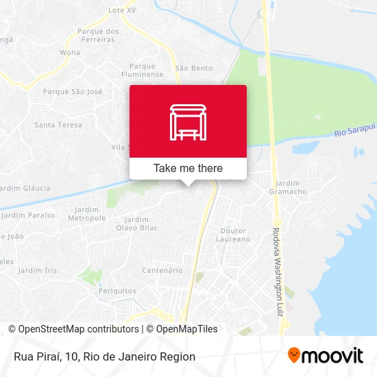 Rua Piraí, 10 map