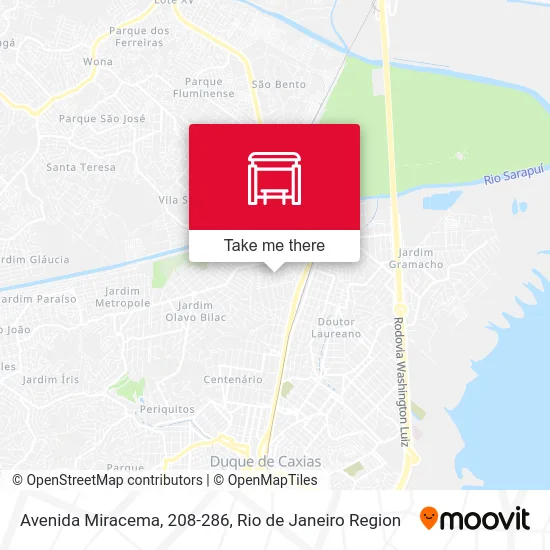 Avenida Miracema, 208-286 map