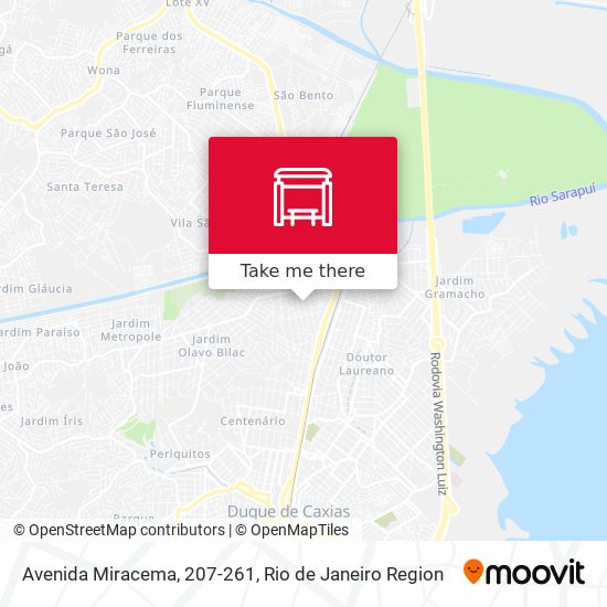 Avenida Miracema, 207-261 map