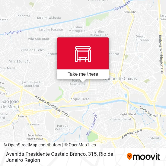 Avenida Presidente Castelo Branco, 315 map