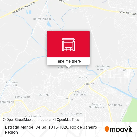 Estrada Manoel De Sá, 1016-1020 map