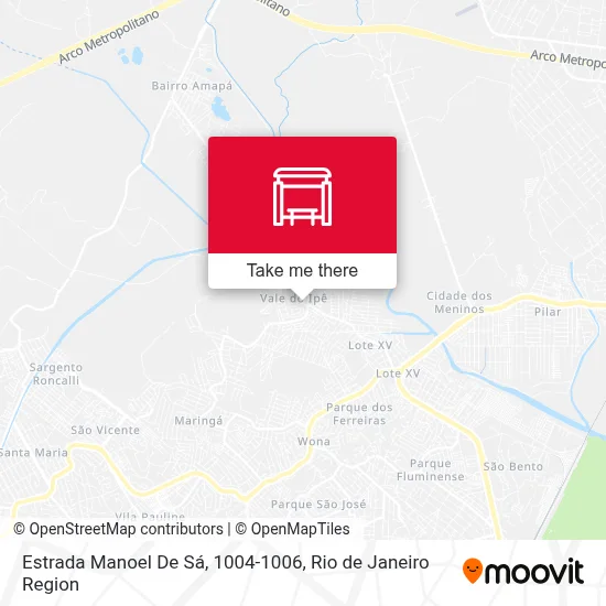 Estrada Manoel De Sá, 1004-1006 map