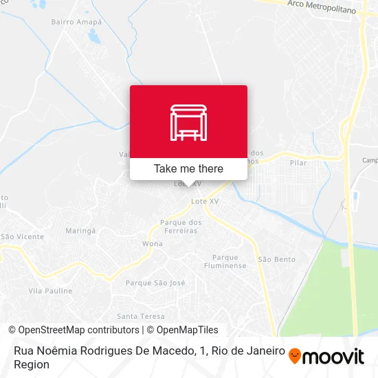 Rua Noêmia Rodrigues De Macedo, 1 map