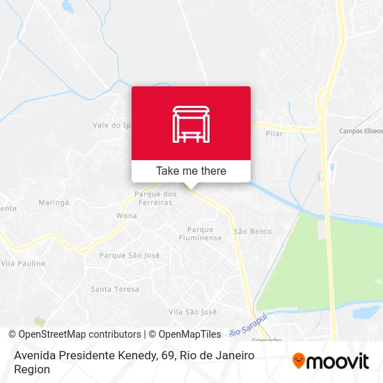 Avenida Presidente Kenedy, 69 map